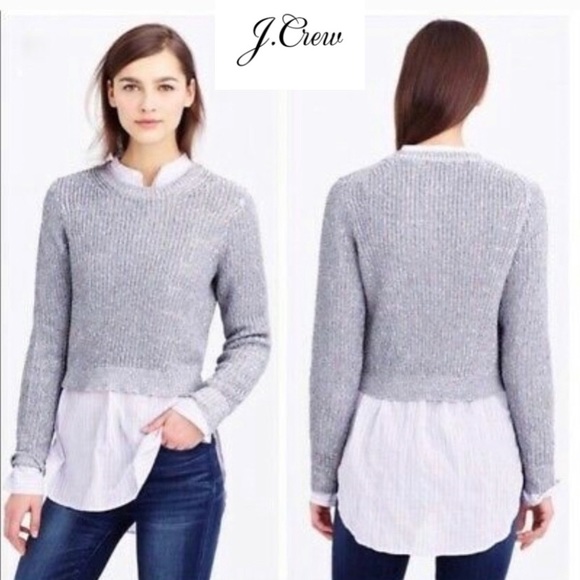 J. Crew Sweaters - J Crew Multi Color Shimmer Ribbed Sweater